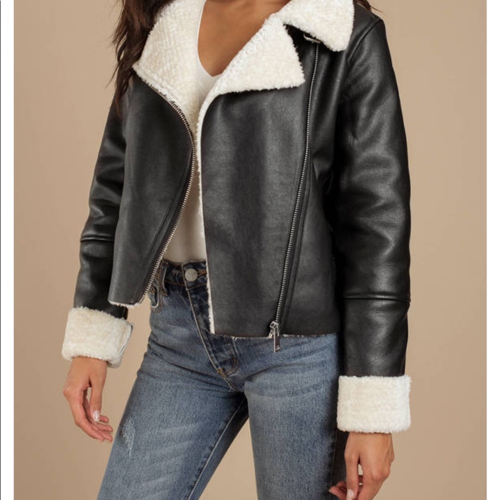 Blank NYC silent night black moto jacket